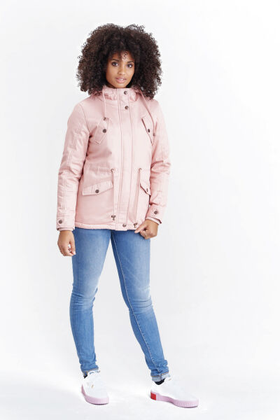 Marikoo Manolya Damen Parka Winterjacke mit Teddyfell VIP-Rabatte