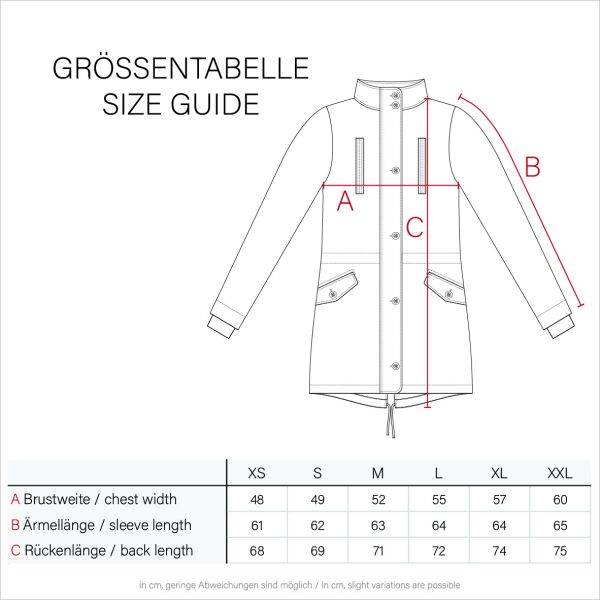 Marikoo Manolya-Sun Damen Parka Übergangsjacke Tiefpreis