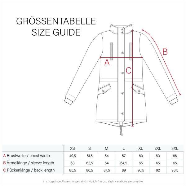 Marikoo Moonshine warme Damen Parka Winterjacke gesteppt Wochenangebot