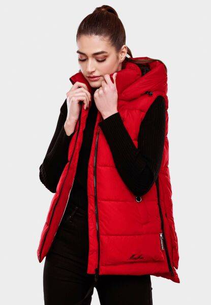 Marikoo Zarinaa Damen Weste Steppweste Ärmellose Jacke Nur noch ein Tag übrig