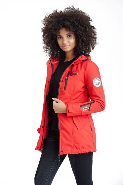 Marikoo Zimtzicke Damen lange Softshell Jacke Super Rabatt