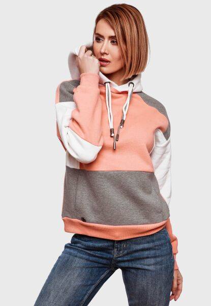 Marikoo Navahoo Babykätzchen Damen Blocking Color Hoodie Kapuzenpullover Riesige Rabatte