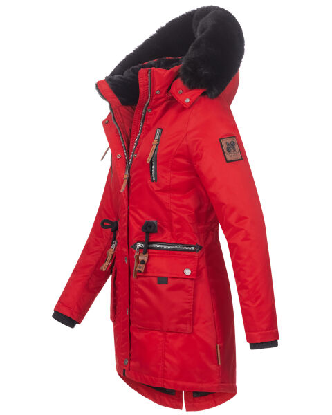 Marikoo Navahoo Mangala Princess Damen Winter Parka Jacke Teddyfell Black Friday Preise