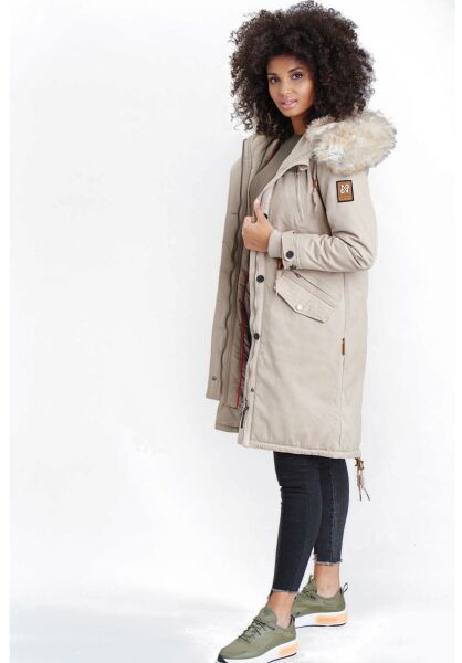 Marikoo Navahoo Kin-Joo Damen Parka Winterjacke Mit Kapuze Sonderangebot