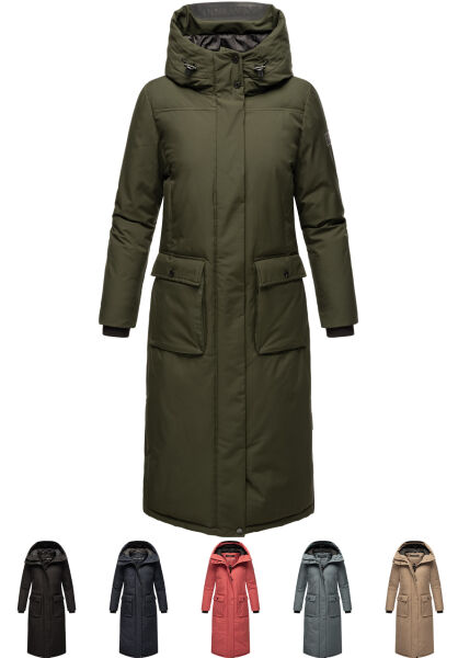 Marikoo Navahoo Wolkenfrost lange Damen Winterjacke Online Outlet