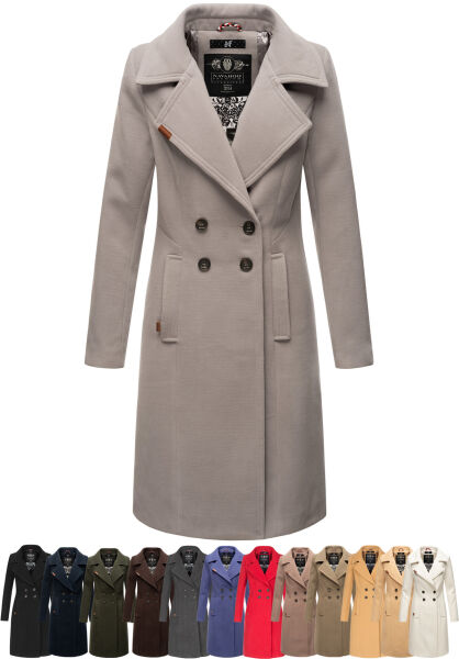 Marikoo Navahoo Wooly Damen Trenchcoat Winter Mantel Zeitlich begrenztes Angebot