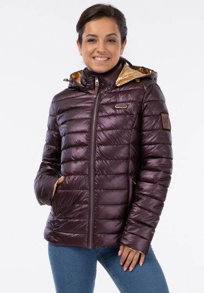 Marikoo Navahoo Aurelianaa Damen glänzende Steppjacke Tägliche Deals