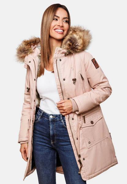 Marikoo Navahoo Rosinchen Damen Winterjacke mit Kapuze Wochenangebot