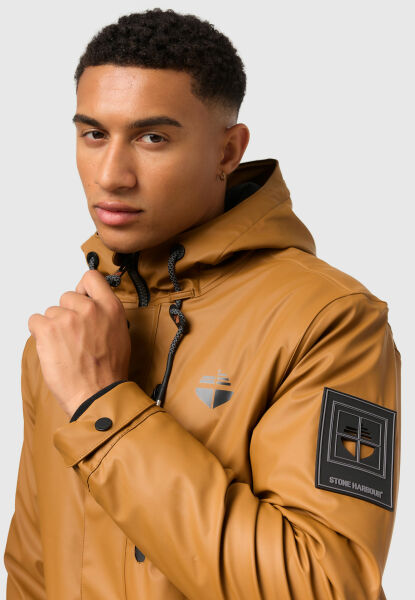 Marikoo Stone Harbour Verdaan Herren Regenmantel Black Friday Preise