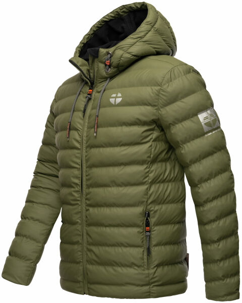 Marikoo Stone Harbour Zaharoo wasserdichte Herren Regen Steppjacke Rabatte dieses Monats