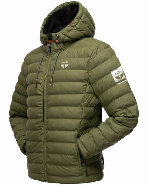 Marikoo Stone Harbour Zaharoo wasserdichte Herren Regen Steppjacke Rabatte dieses Monats