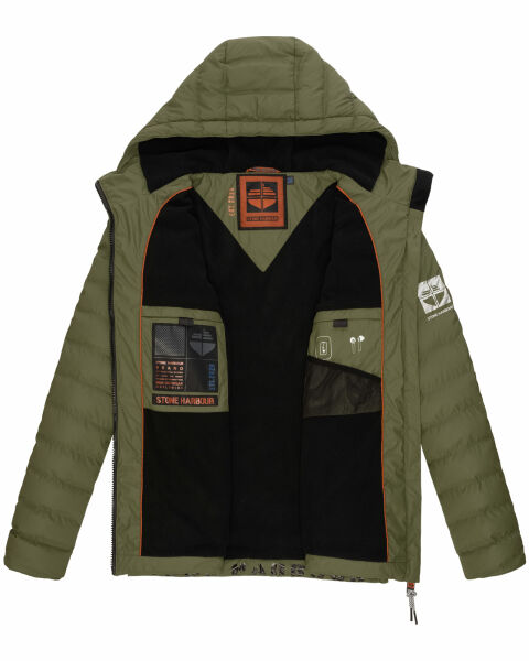 Marikoo Stone Harbour Zaharoo wasserdichte Herren Regen Steppjacke Rabatte dieses Monats