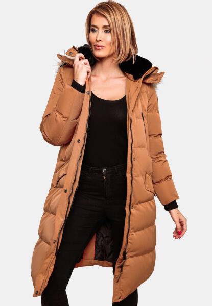 Marikoo Navahoo Fahmiyaa Damen lange Winterjacke mit Kapuze Verkauf