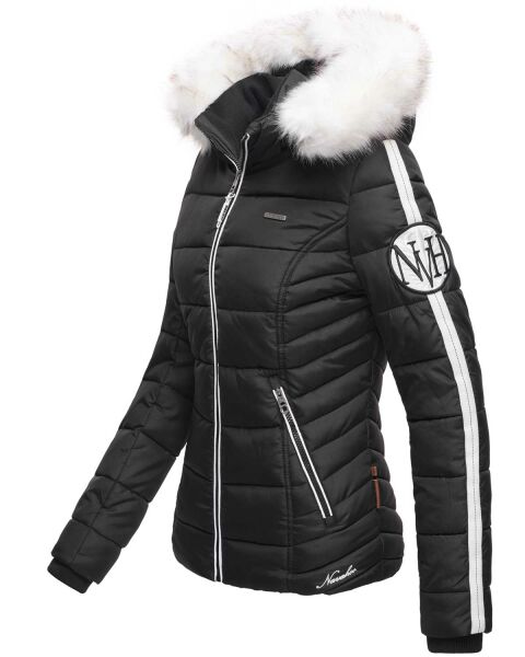 Marikoo Navahoo Khingaas Damen Winter Steppjacke mit Kapuze Hotsell