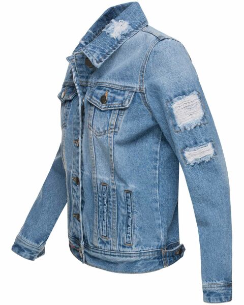 Marikoo Navahoo Pamuyaa Damen Jeans Jacke Schlussverkauf
