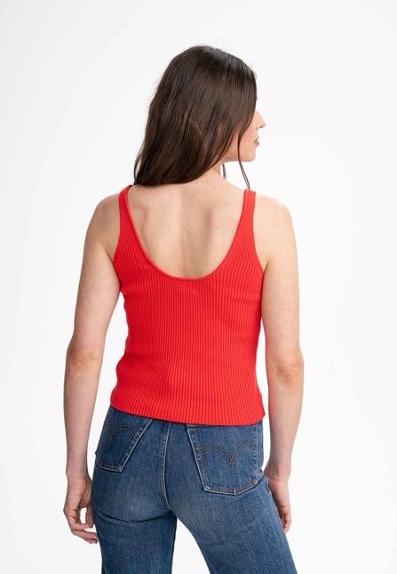 Melawear V-Neck Strick Top RHADA Rabatt