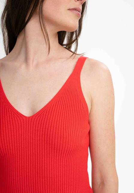 Melawear V-Neck Strick Top RHADA Rabatt