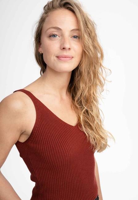 Melawear V-Neck Strick Top RHADA Günstig kaufen