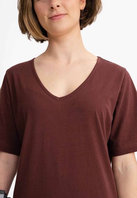 Melawear Damen V-Neck Kleid JANITRA Großer Ausverkauf