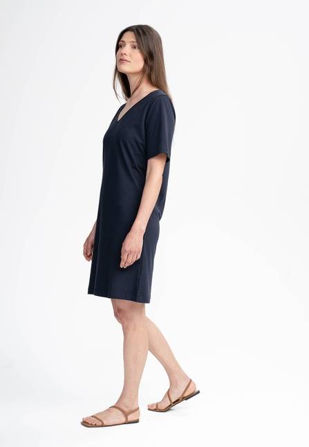 Melawear Damen V-Neck Kleid JANITRA Online Shopping