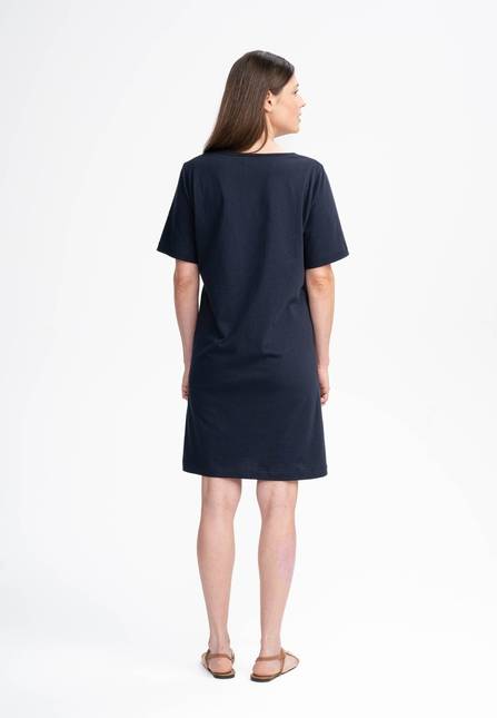 Melawear Damen V-Neck Kleid JANITRA Online Shopping