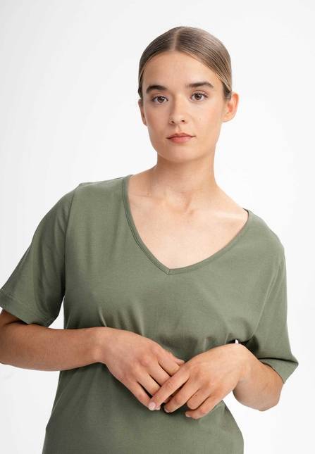 Melawear Damen V-Neck Kleid JANITRA Exklusivangebot