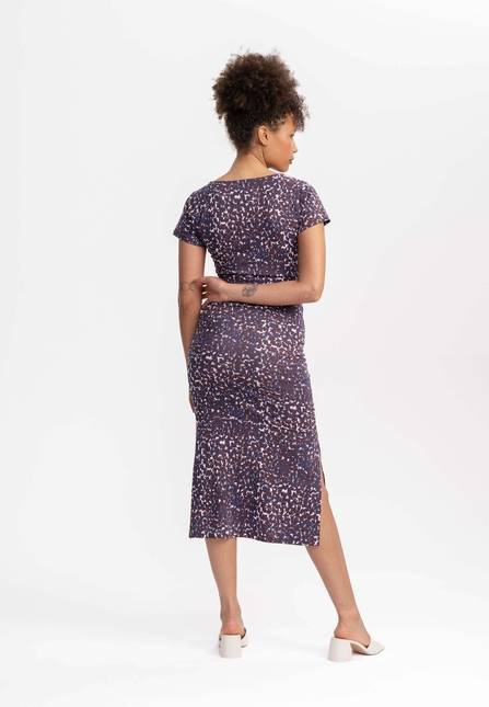 Melawear V-Neck Kleid lang SHREOSHI Muttertagsangebot