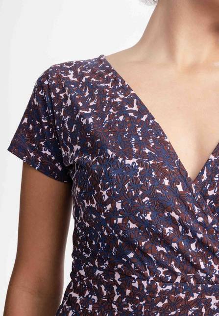 Melawear V-Neck Kleid lang SHREOSHI Muttertagsangebot
