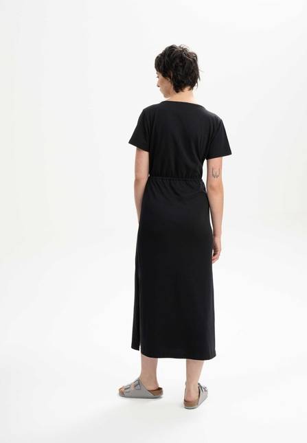 Melawear V-Neck Kleid lang SHREOSHI Valentinstagsangebot