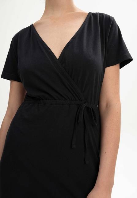 Melawear V-Neck Kleid lang SHREOSHI Valentinstagsangebot