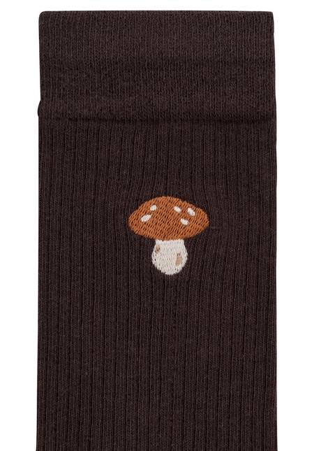 Melawear Unisex Gerippte Socken Stickerei 1er Pack Neueste Mode