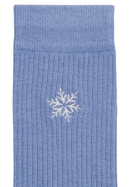 Melawear Unisex Gerippte Socken Stickerei 1er Pack Online Outlet