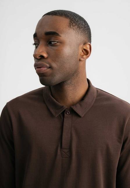 Melawear Herren Langarm Polo Shirt DIVIT Kostenloser Versand