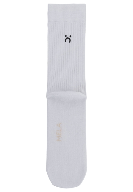 Melawear Unisex Gerippte Socken Stickerei 5er Pack Black Friday