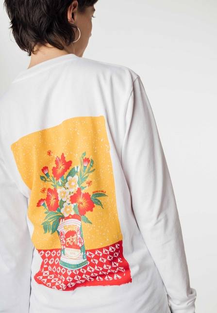Melawear Oversized Langarmshirt Artist Edition Anjali Exklusive Angebote