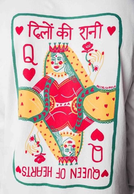 Melawear Oversized Langarmshirt Artist Edition Anjali Blitzangebot