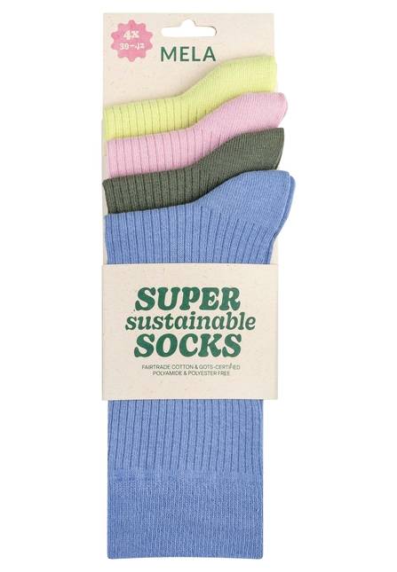 Melawear Gerippte Socken 4er Pack JETZT KAUFEN