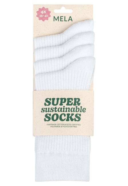 Melawear Gerippte Socken 4er Pack Neueste Stile