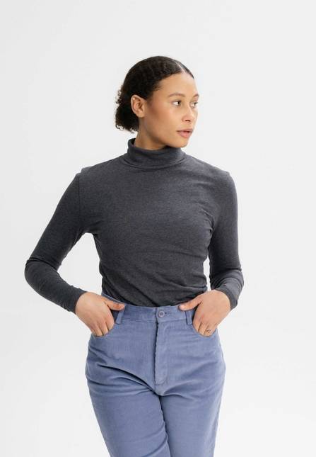 Melawear Damen Turtleneck Shirt ANCHAL Letzter Tag