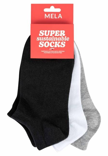 Melawear Sneakersocken 3er Pack Bis zu 55% Rabatt