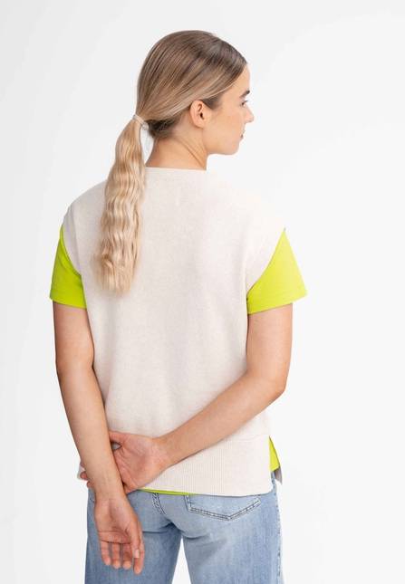 Melawear Damen Jacquard Strick Pullunder JAMUNA Clearance-Verkauf