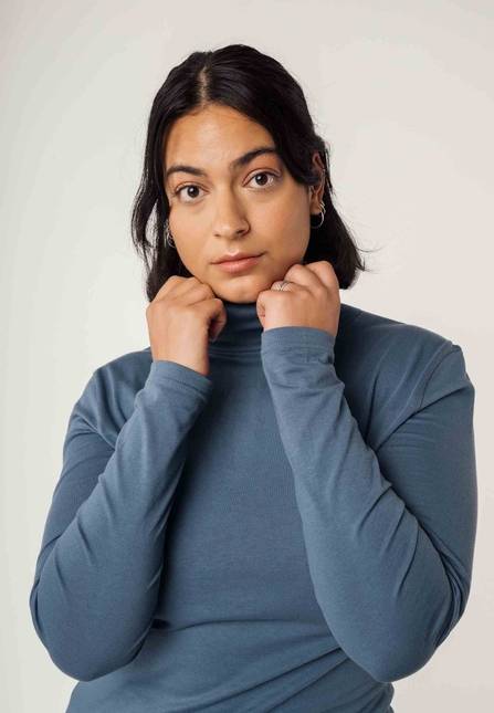Melawear Damen Turtleneck Shirt ANCHAL Speichern exportieren