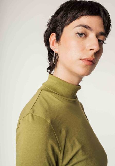 Melawear Damen Turtleneck Shirt ANCHAL Im Verkauf