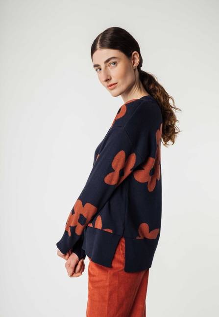Melawear Jacquard Strickpullover FAIZA zollfrei