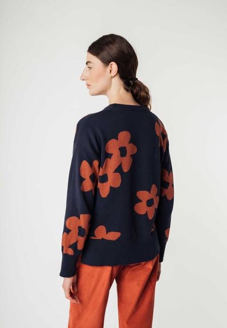 Melawear Jacquard Strickpullover FAIZA zollfrei