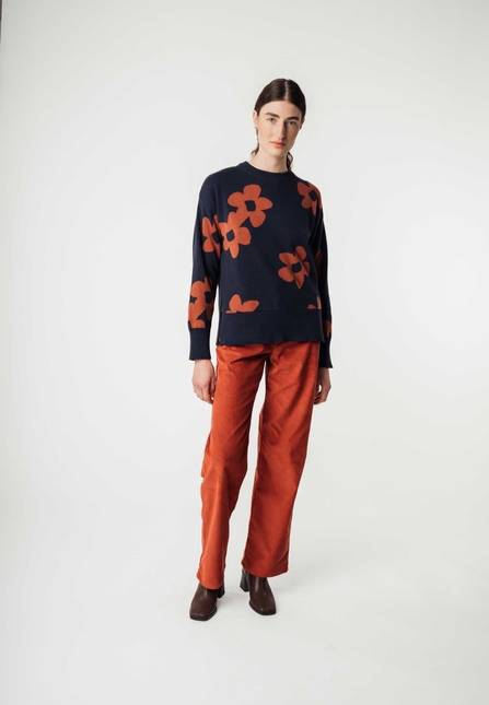 Melawear Jacquard Strickpullover FAIZA zollfrei