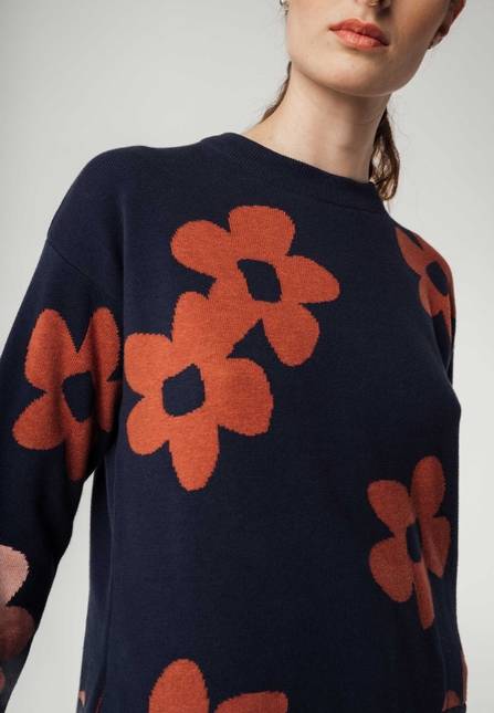 Melawear Jacquard Strickpullover FAIZA zollfrei