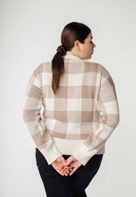 Melawear Jacquard Strickpullover FAIZA 2025