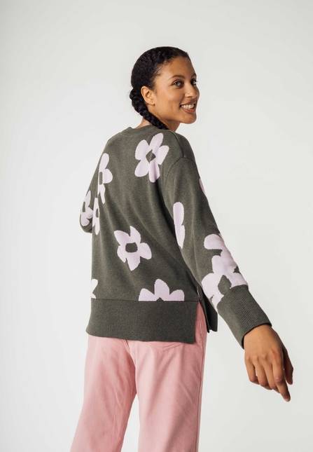 Melawear Jacquard Strickpullover FAIZA Online
