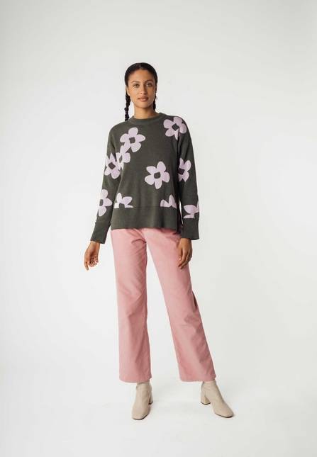 Melawear Jacquard Strickpullover FAIZA Online